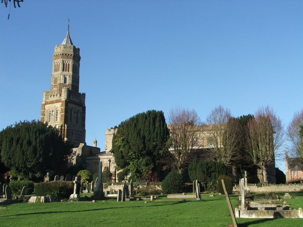 The church of St Peter Irthlingborough